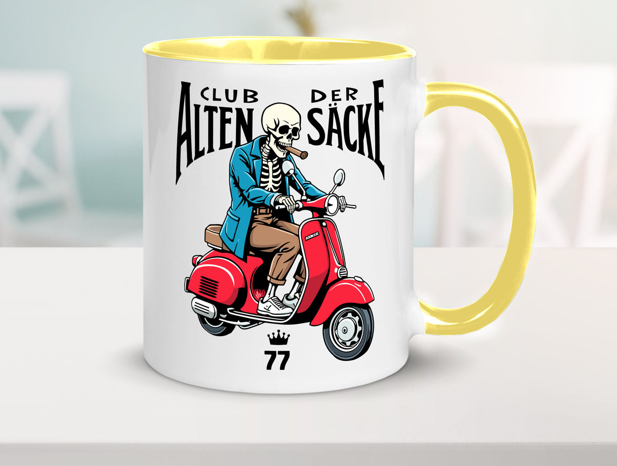 77. Geburtstag | 77 Jahre Club der alten Säcke v2 lustiger Spruch Geschenk Tasse