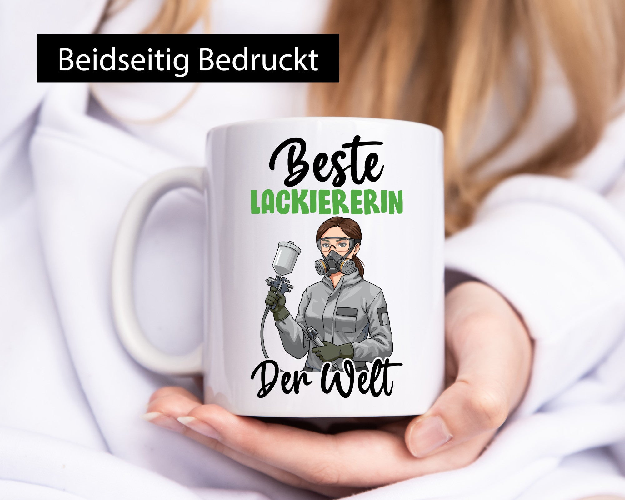 Beste Lackiererin | lackieren v2 Humor Geschenkidee Tasse