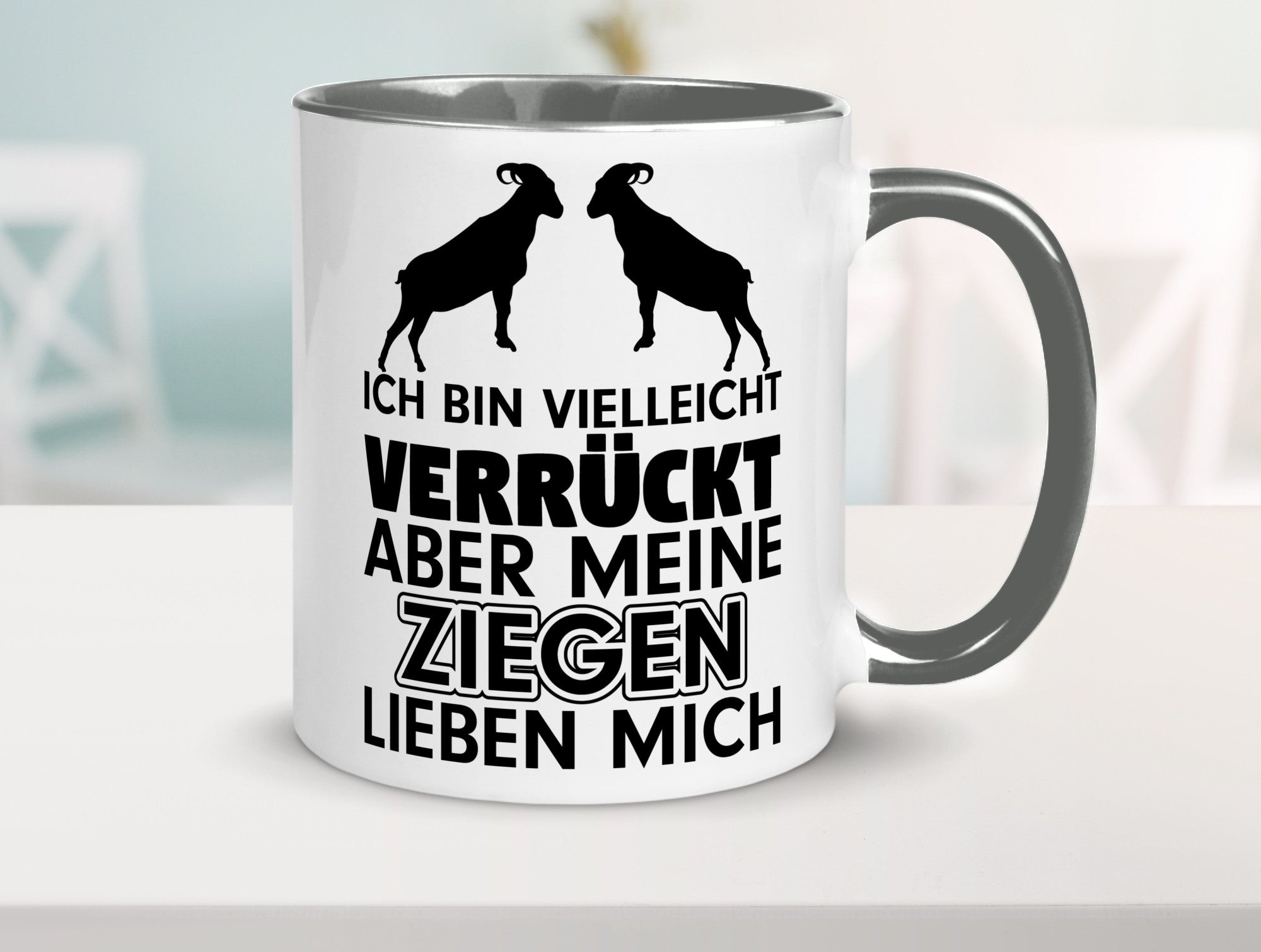 Meine Ziegen | Hirte Tasse Bauernhof Hirtin Bauer Humor Geschenkidee