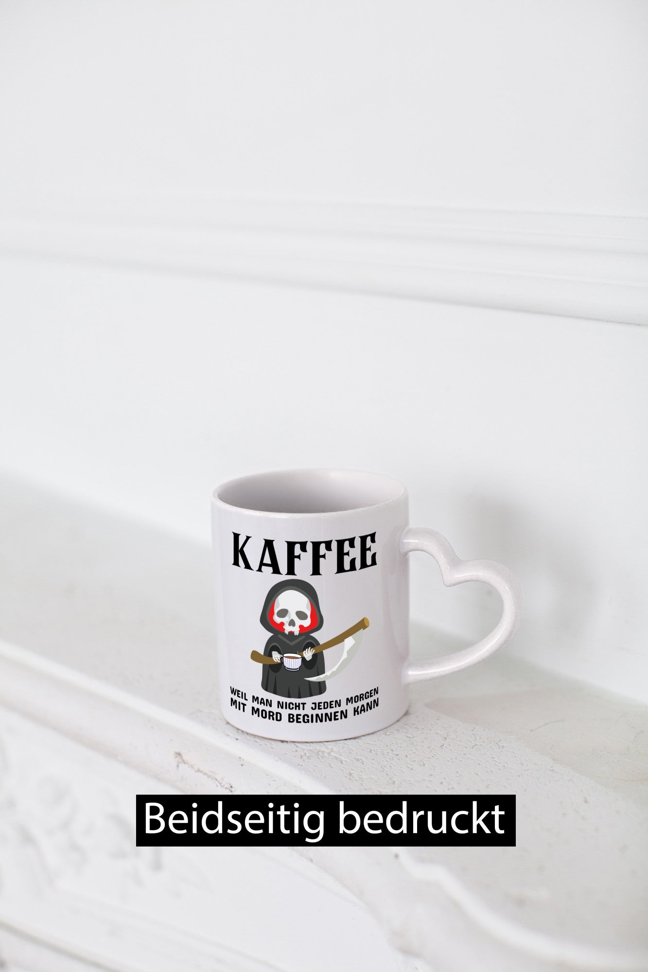 Morgen kann nicht immer mit mord beginnen lustig Humor Geschenkidee Geschenk