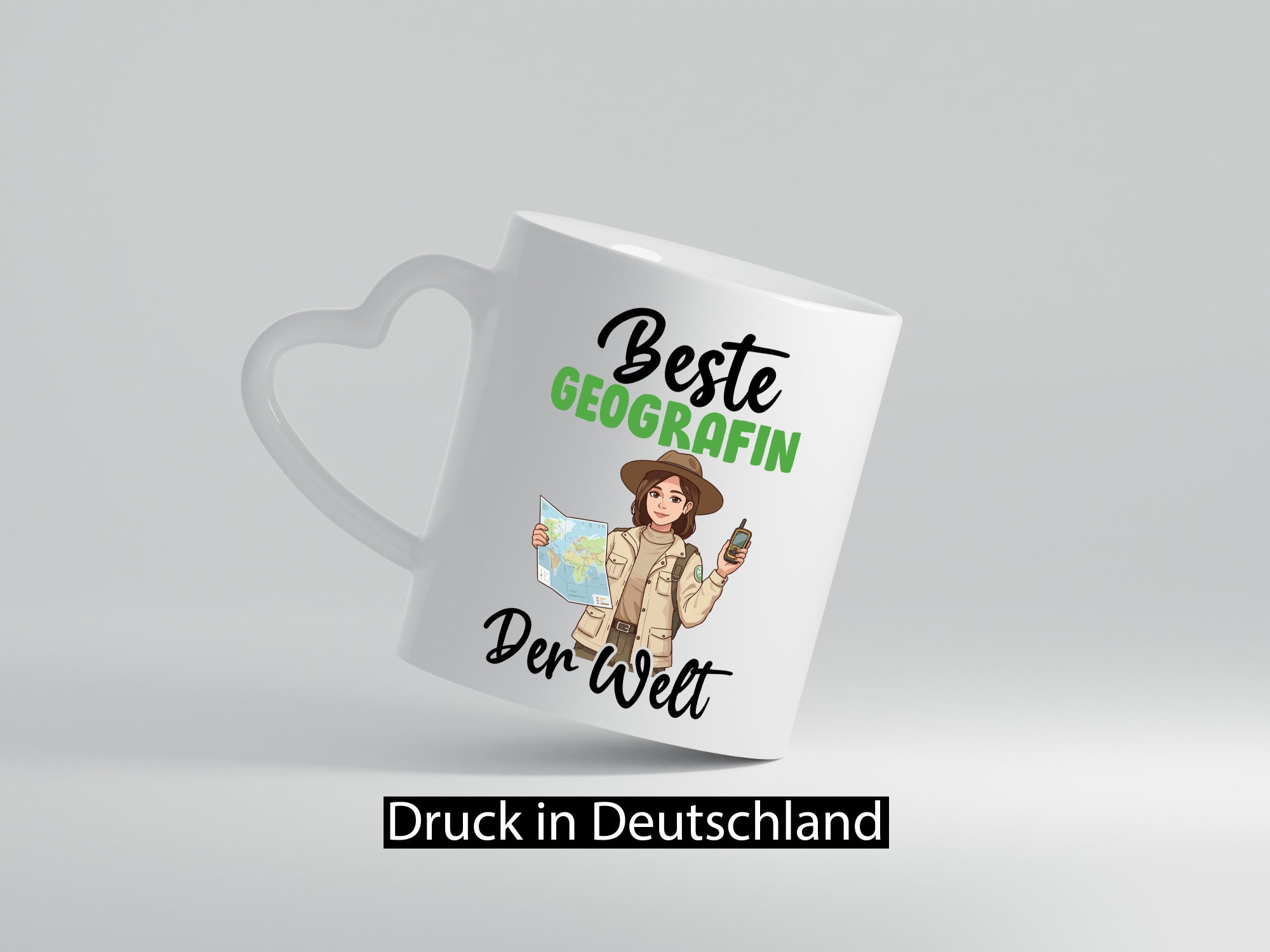 Beste Geografin | Geografie v2 Humor Geschenkidee Tasse