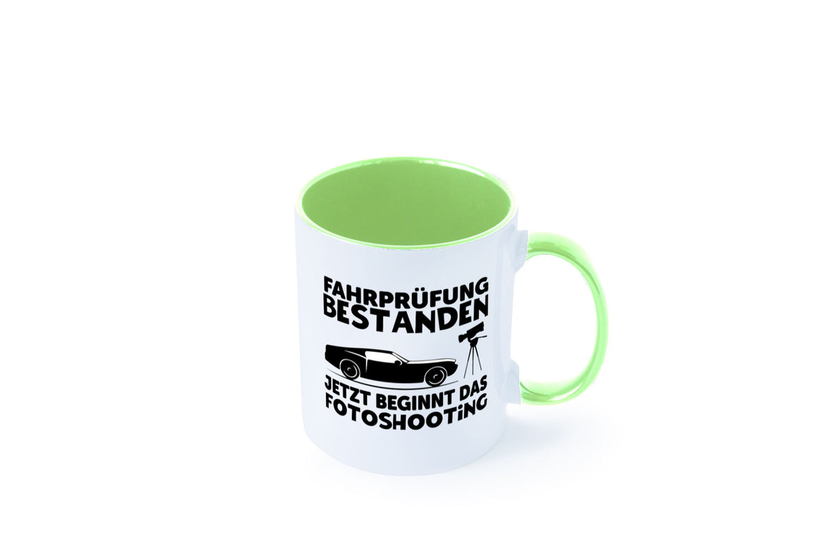 Fahrprüfung bestanden | Autofahren Führerschein Geschenk Humor Geschenkidee Tasse