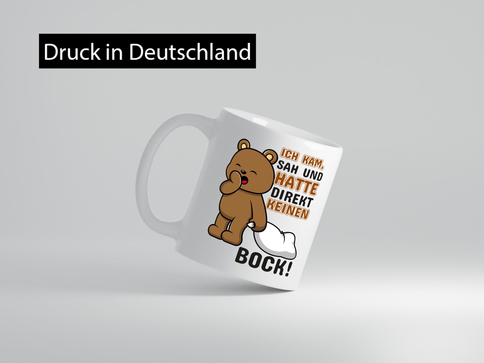 Direkt keinen Bock! | Büro Faultier Morgenmuffel Geschenk Arbeit Kollegen