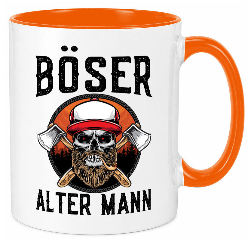 Böser alter Mann Humor Geschenkidee Tasse