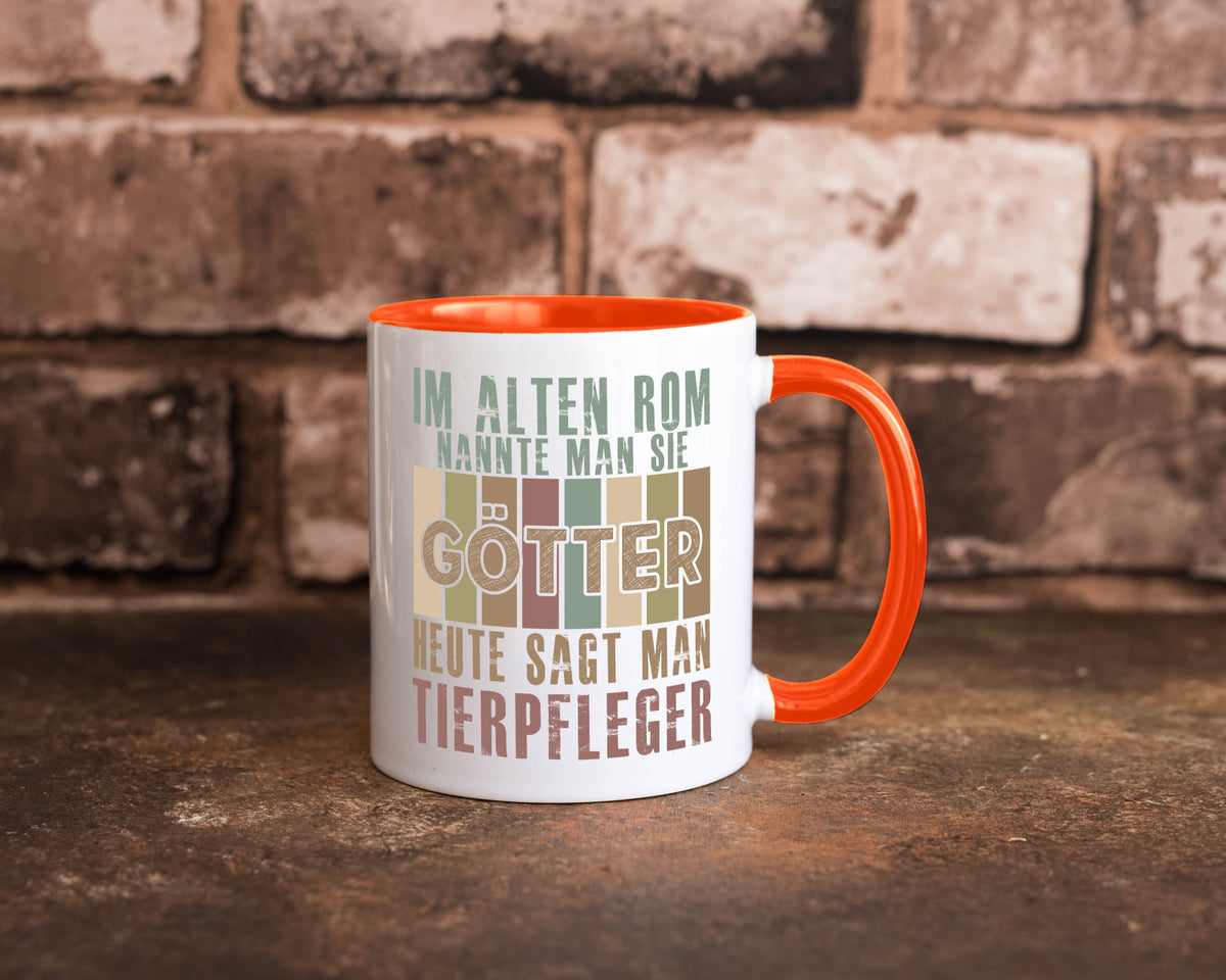 Heute sagt man: Tierpfleger | Pflegeberuf Tierheim lustiger Spruch Geschenk Tasse