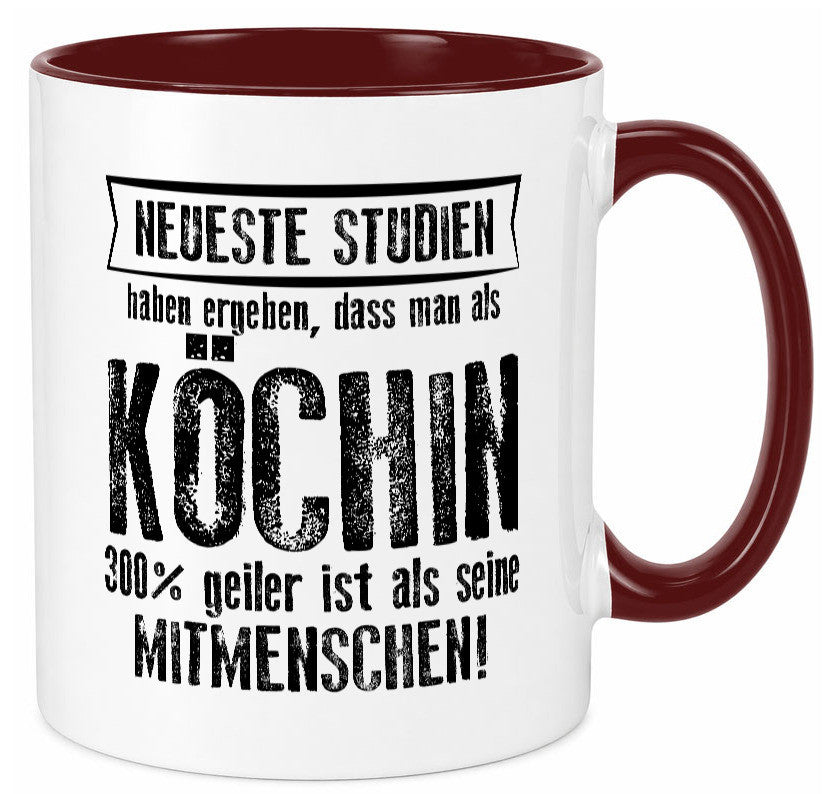Neuste Studien: Köchin | Chefköchin Chefkoch Geschenk Arbeit Kollegen Büro Tasse