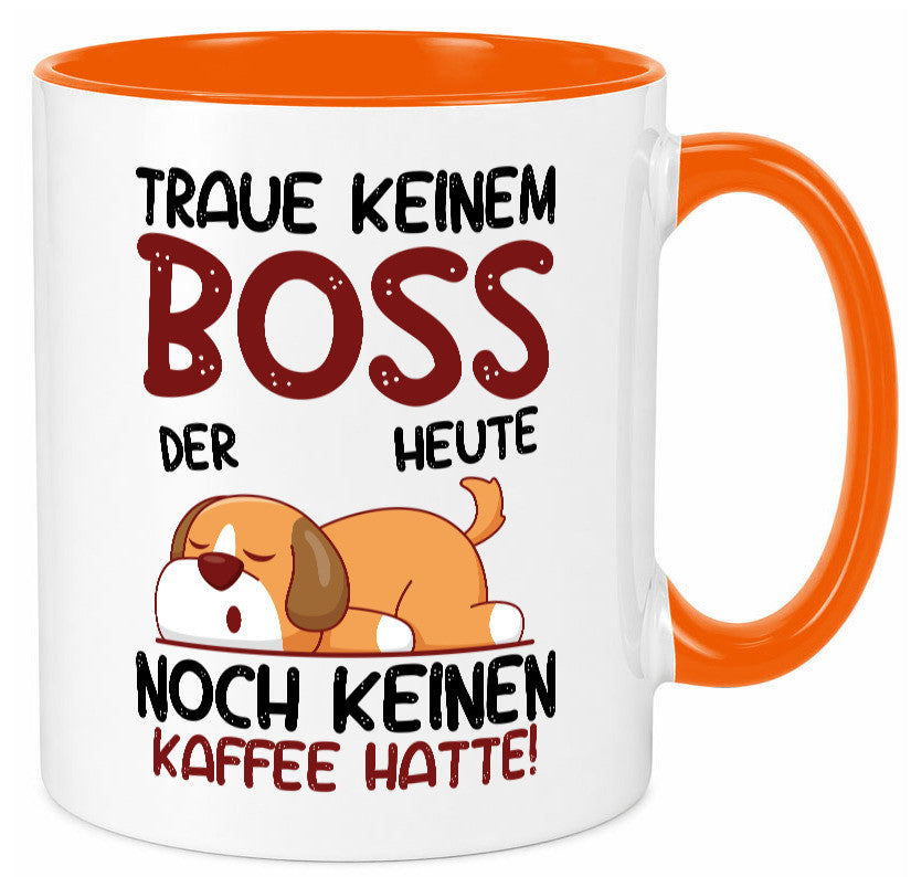 Traue keinem Boss | Führungskraft Vorgesetzter Geschenkidee Humor Tasse