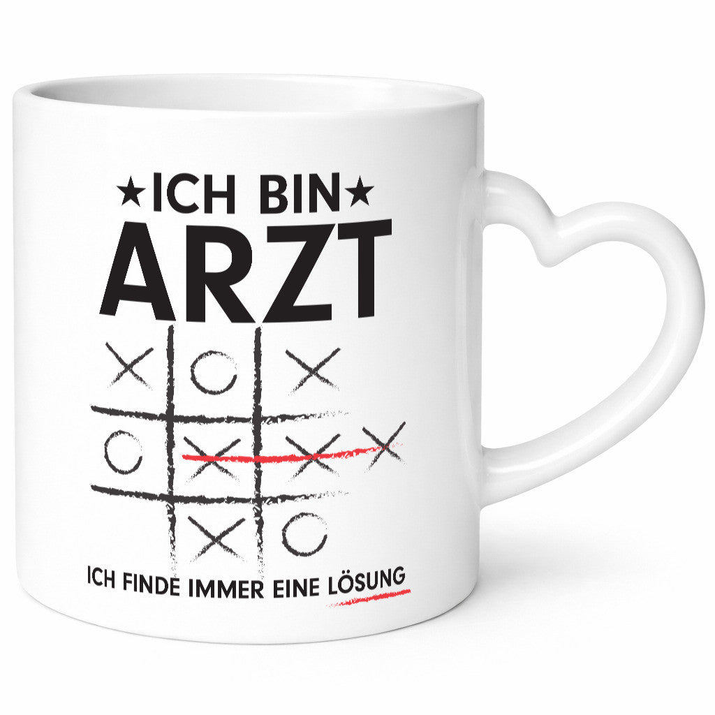 Lösung finden: Arzt | Medizin Doktor Facharzt v2 Geschenkidee Humor Tasse
