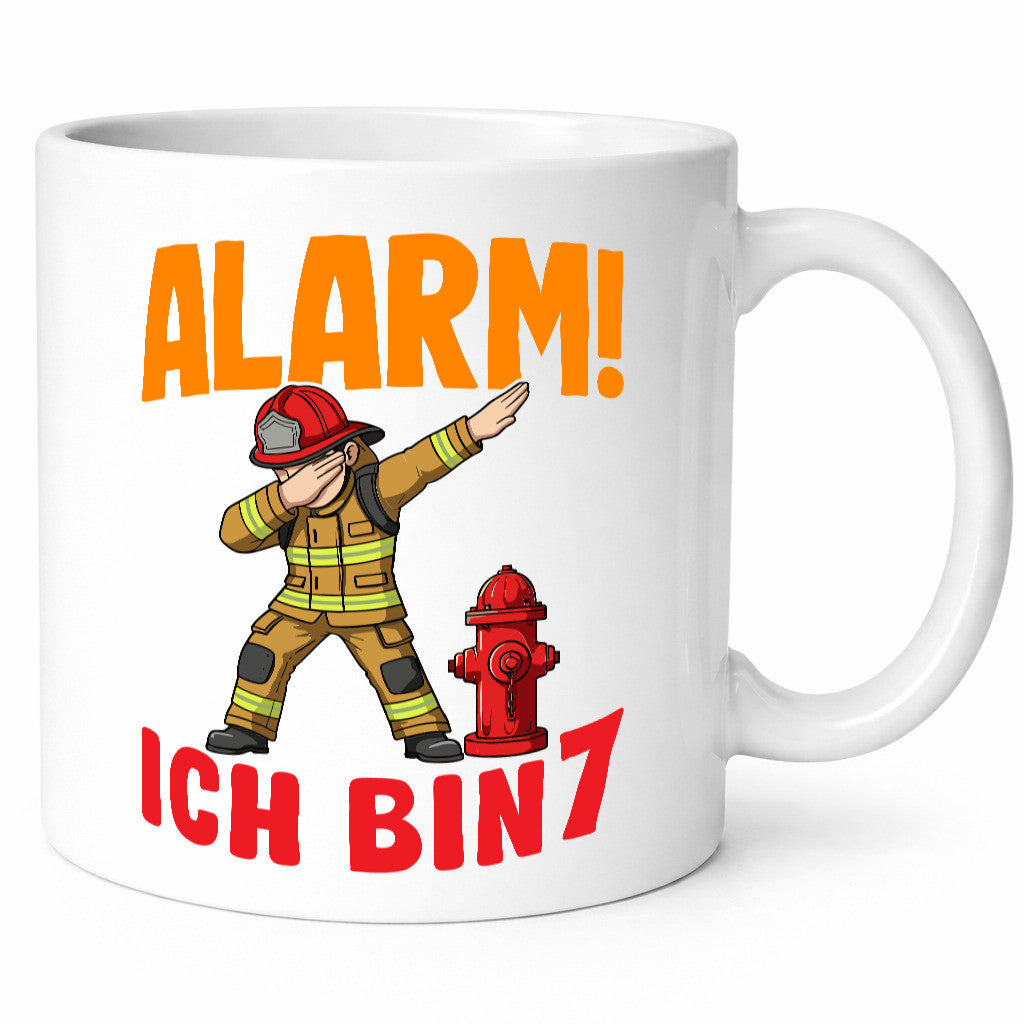 7. Geburtstag | 7 Jahre Feuerwehr Junge lustiger Spruch Geschenk Geschenkidee