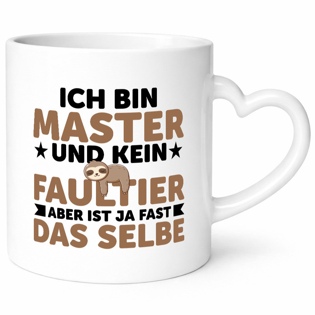 Ich bin kein Faultier: Master | Universität Student v2 lustig Tierliebhaber