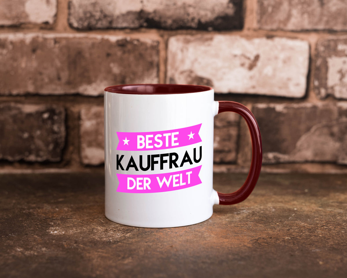 Beste Kauffrau | Kauffrauen Geschenkidee Humor Tasse