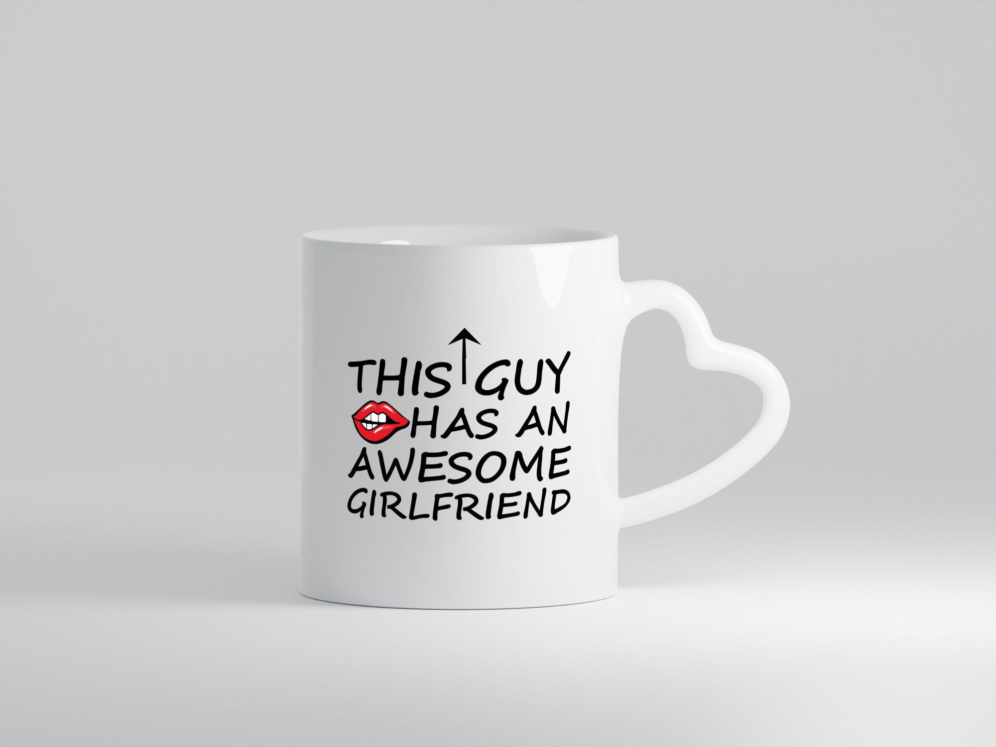 This Guy has an awesome Girlfriend lustig Humor Geschenkidee Geschenk Tasse