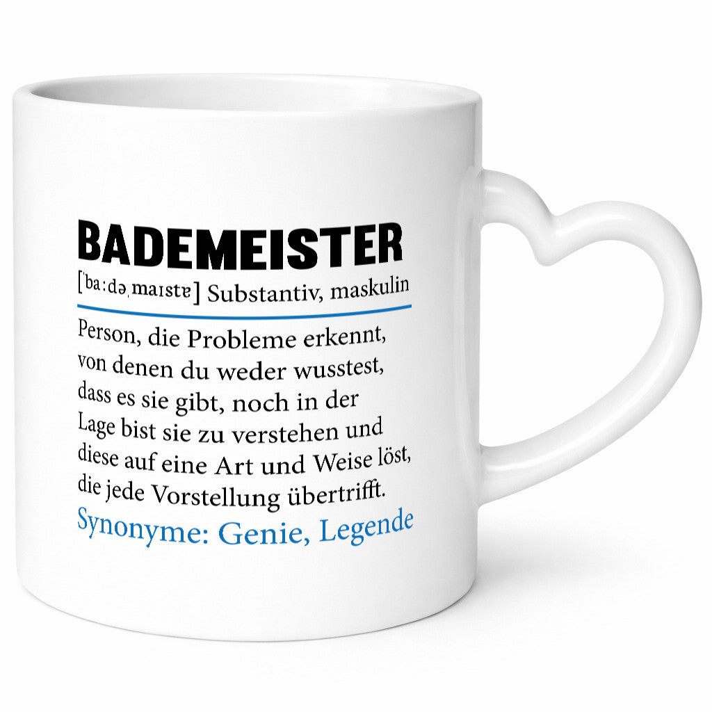 Bademeister | Rettungsschwimmer Schwimmmeister Humor Geschenkidee Tasse