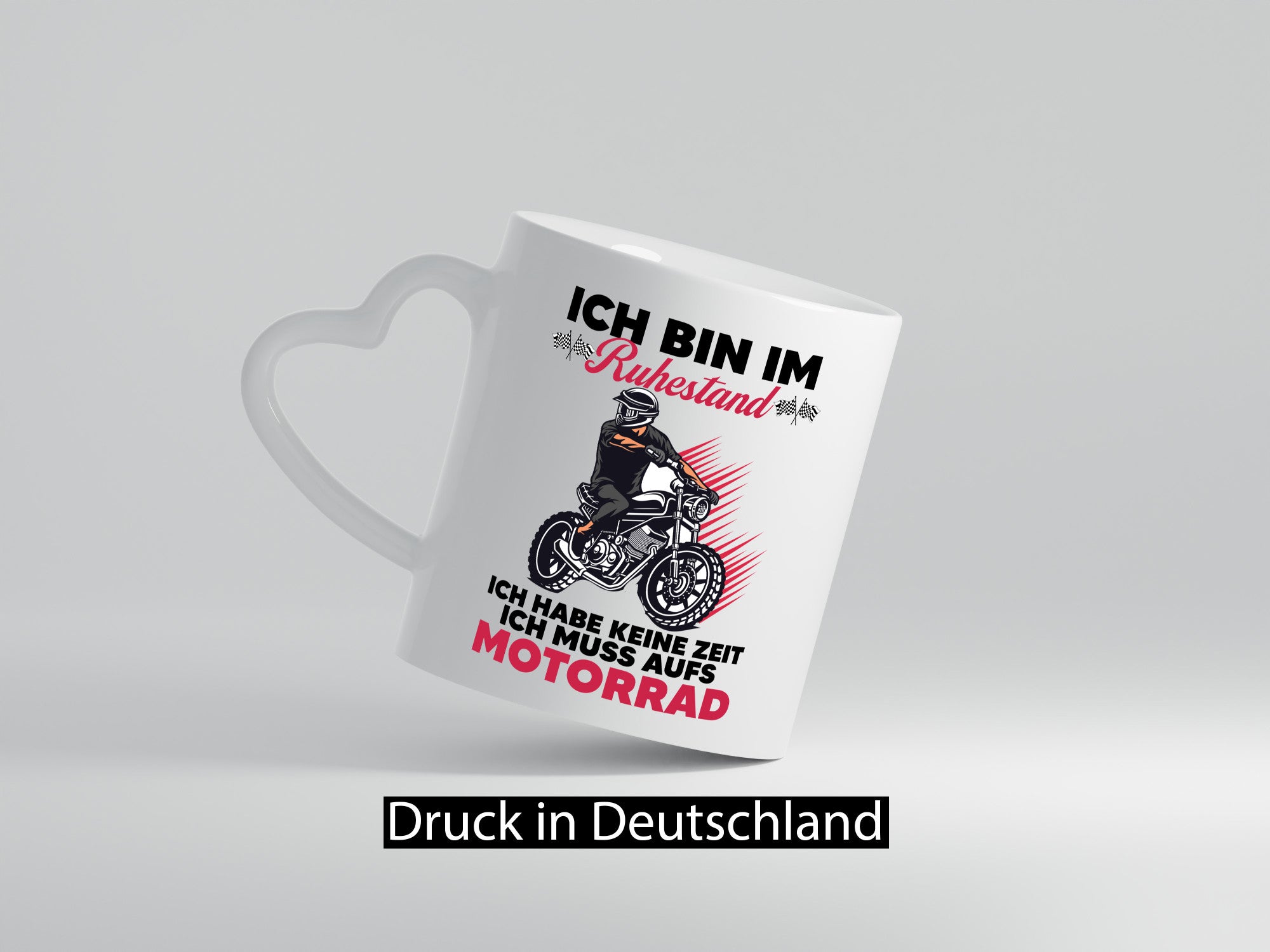 Rentner muss aufs Motorrad | Ruhestand lustig Jubiläum Geschenk Tasse