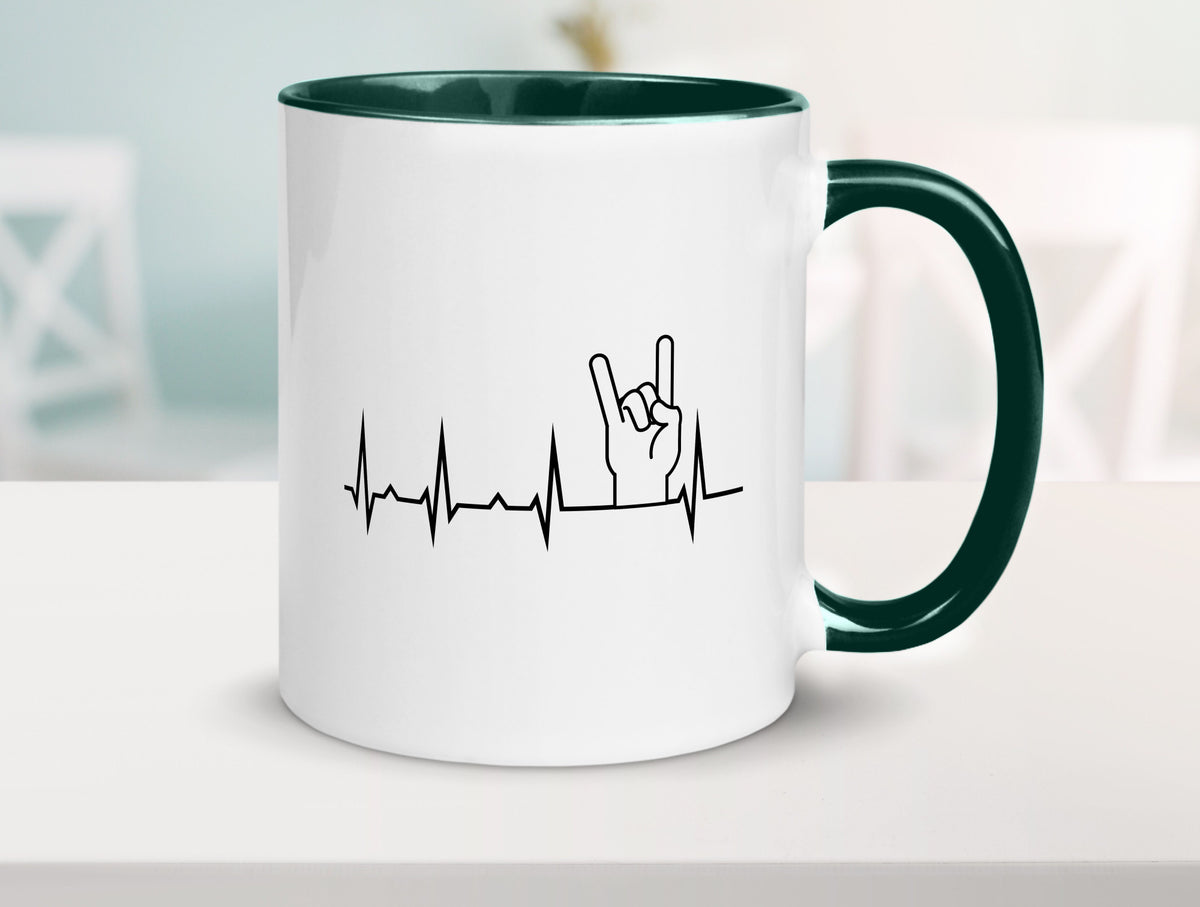 Heavy Metal Motiv | Rocker Musiker Rock Musik Geschenk Humor Geschenkidee Tasse