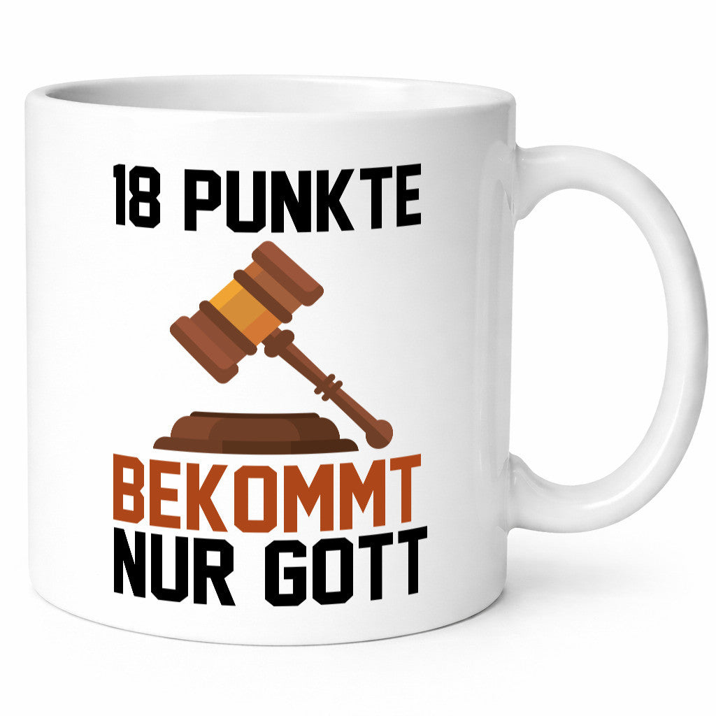 Jura | Anwalt 18 Punkte bekommt nur Gott Geschenk Humor Geschenkidee lustiger