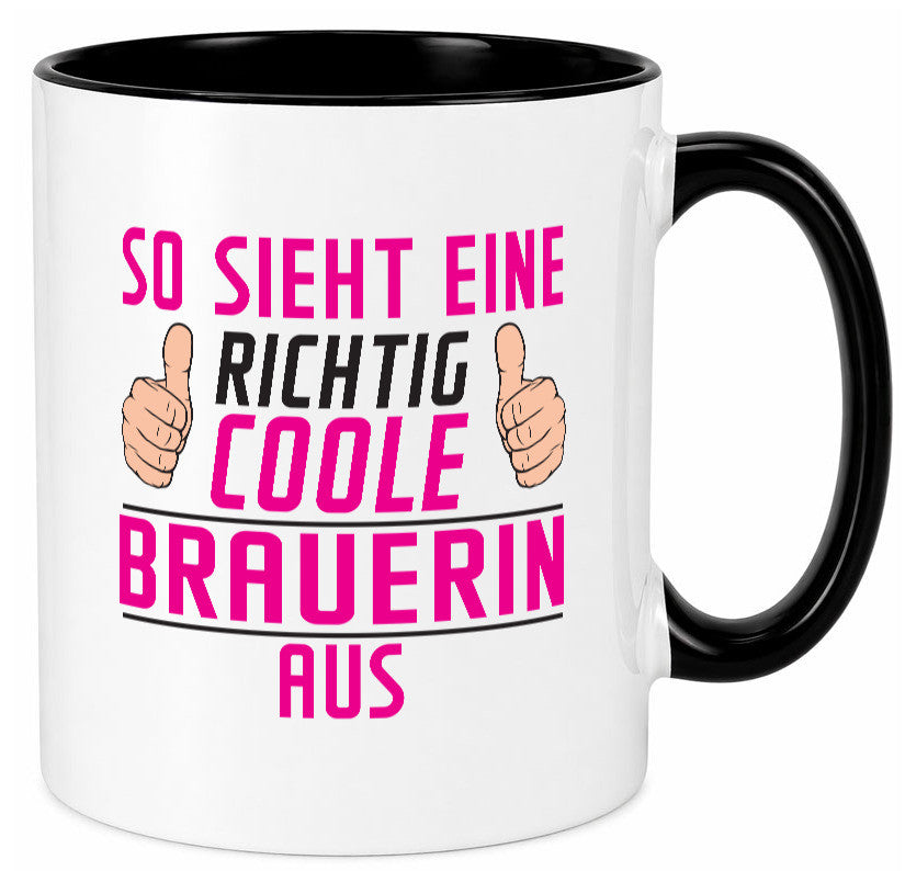 Richtig Coole Brauerin | Bier Brauerei Geschenk Humor Geschenkidee lustiger