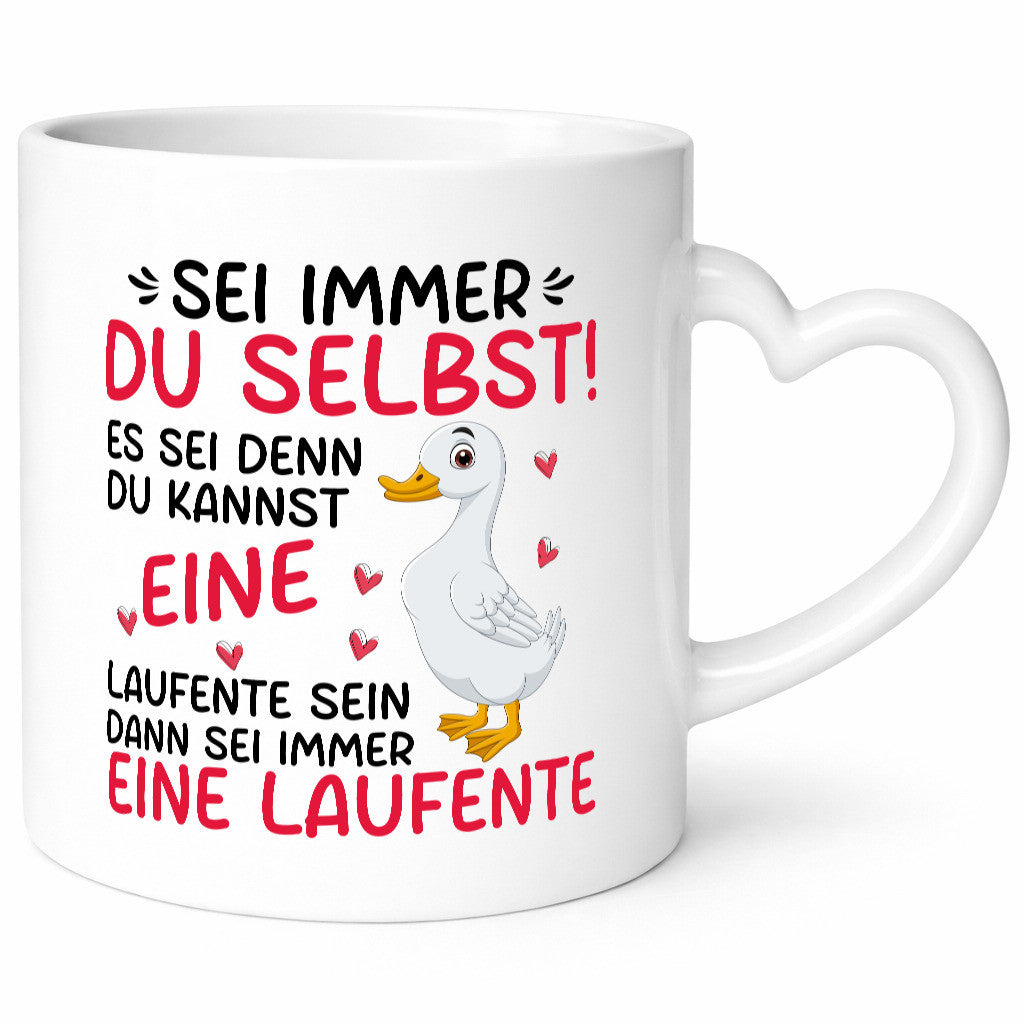 Sei immer du selbst | eine Ente laufente lustig Humor Geschenkidee Geschenk