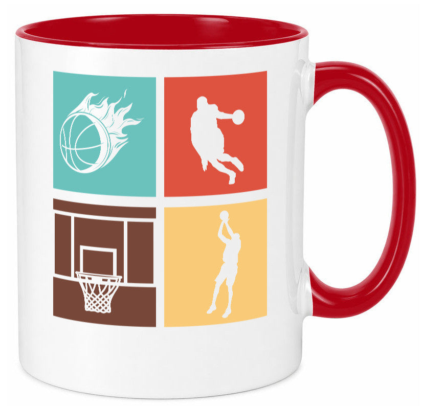 Basketball | Sportfan Slam Dunk Teamplayer NBA Humor Geschenkidee Tasse