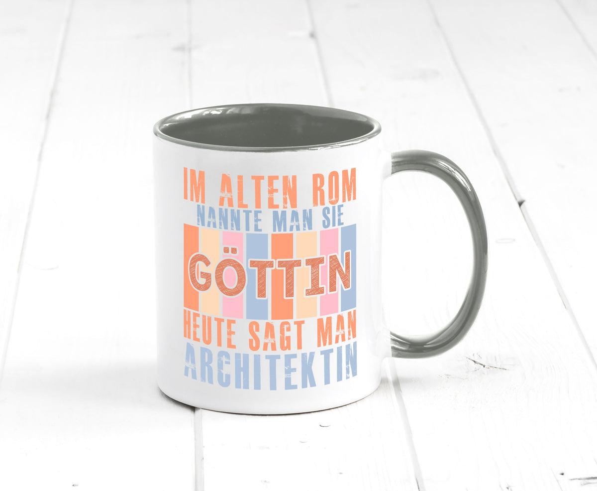 Heute sagt man: Architektin | Architektur Büro lustiger Spruch Geschenk Arbeit Tasse