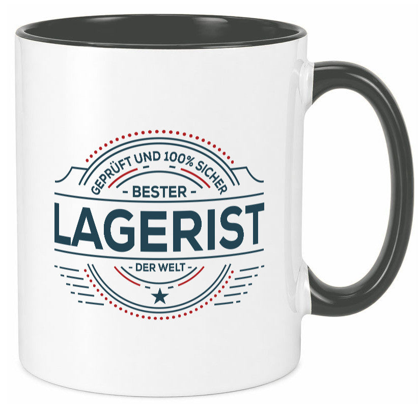 Geprüft und sicher: Lagerist | Lageristen Lager Arbeiter lustiger Spruch