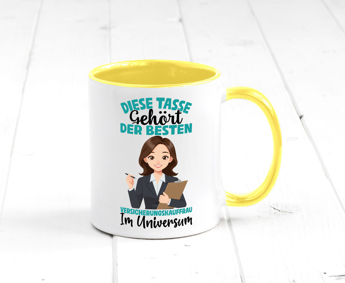 Im Universum: Versicherungskauffrau | Kauffrau lustig Humor Geschenkidee Tasse
