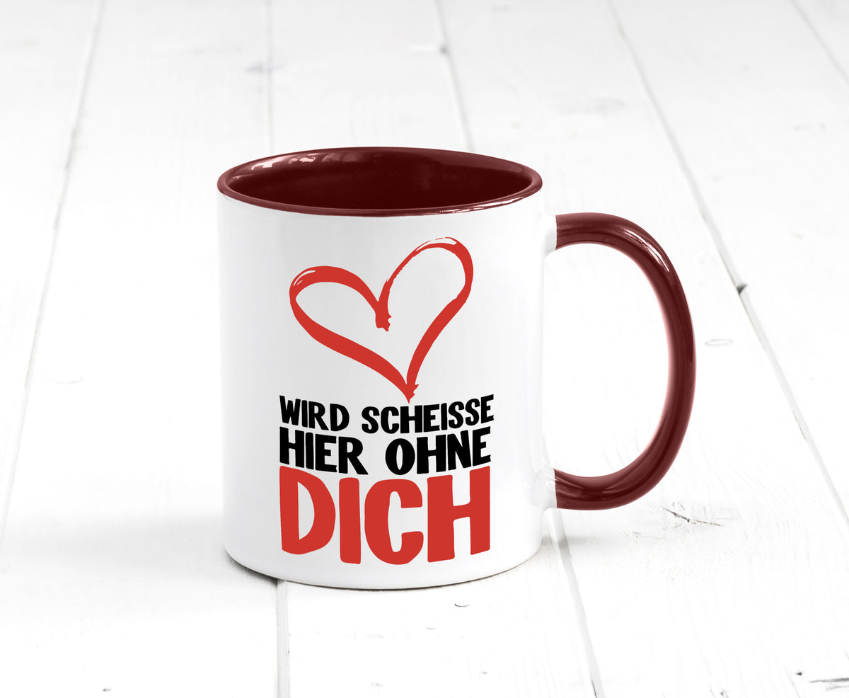 Wird Scheisse Geschenk Humor Geschenkidee lustiger Spruch Tasse