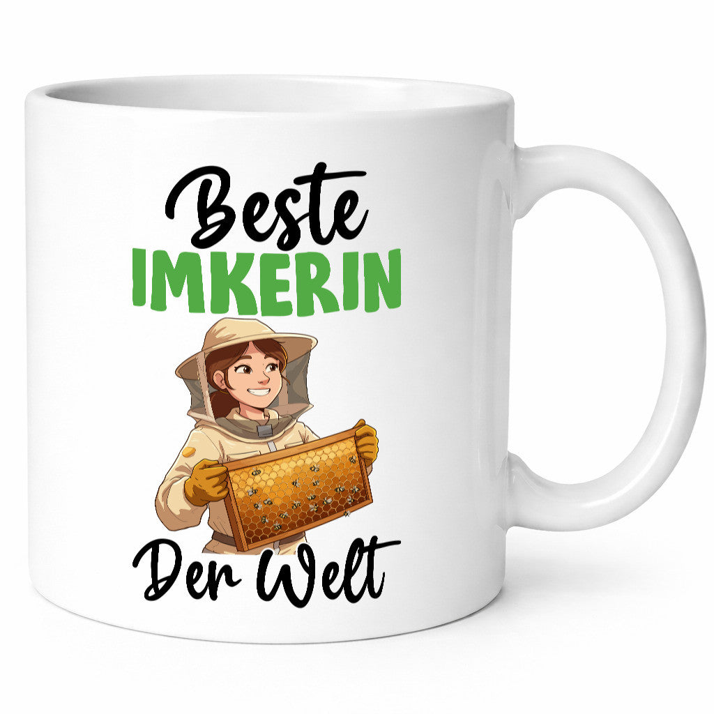 Beste Imkerin | Imkerei v2 Geschenkidee Humor Tasse