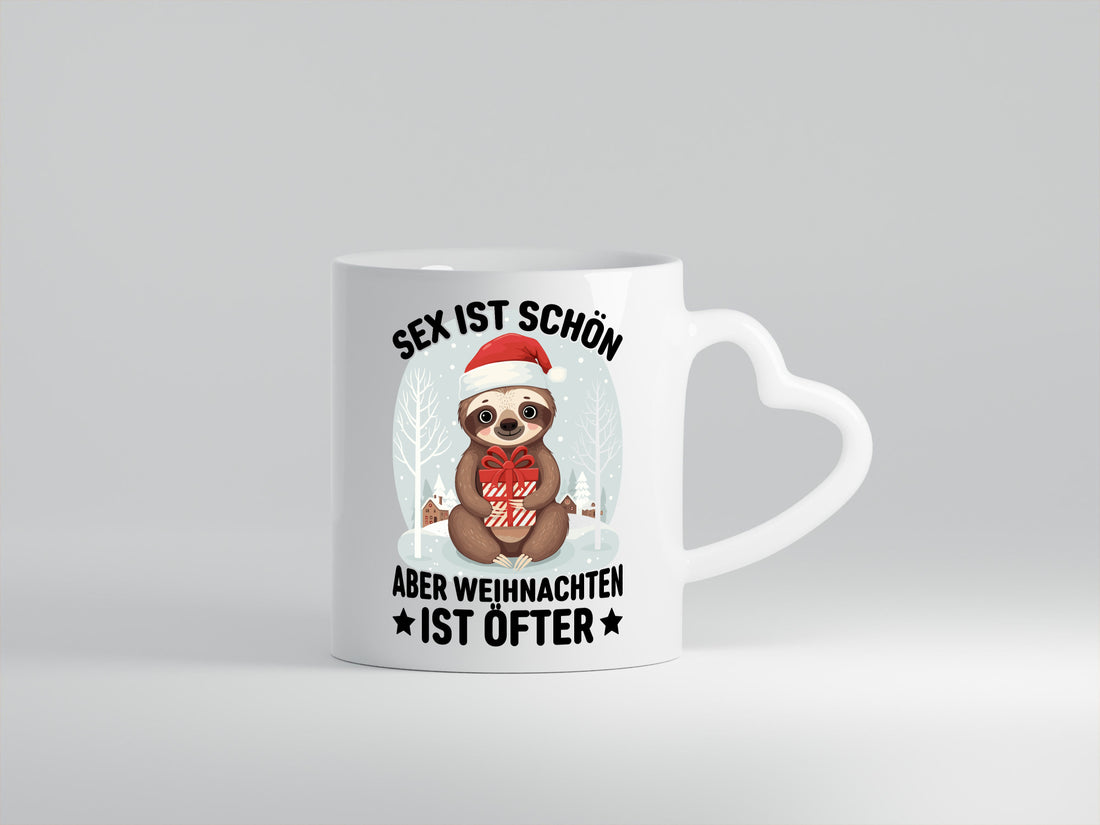 Sex ist schön aber Weihnachten öfters | lustiger Spruch Geschenk Humor