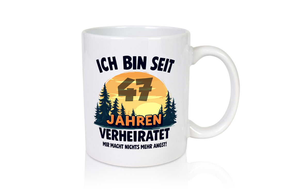 Ich bin Verheiratet | 47. Hochzeitstag Ehepaar Geschenkidee Humor Tasse