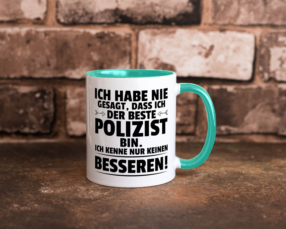 Der Beste Polizist | Polizei Humor Geschenkidee Tasse