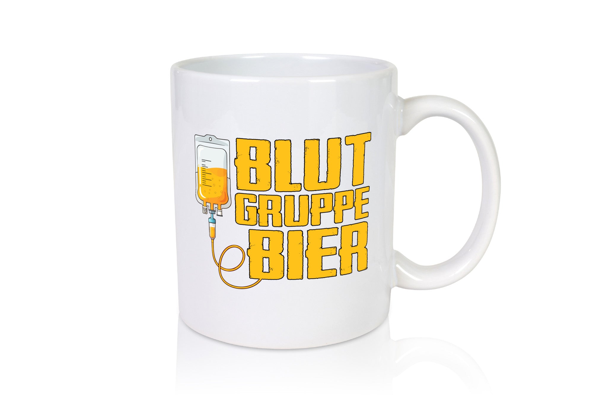 Blutgruppe Bier | Saufen Trinken Biertrinker Humor Geschenkidee Tasse