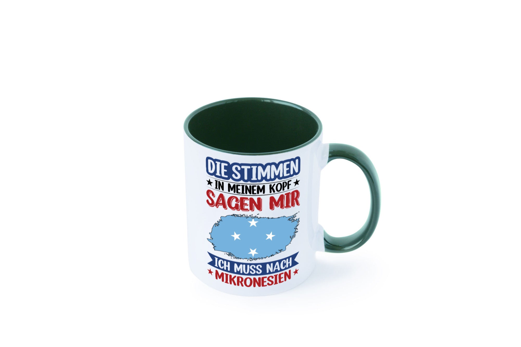 Mikronesien | Urlaub Stimmen in meinem Kopf Traumland Geschenk Humor