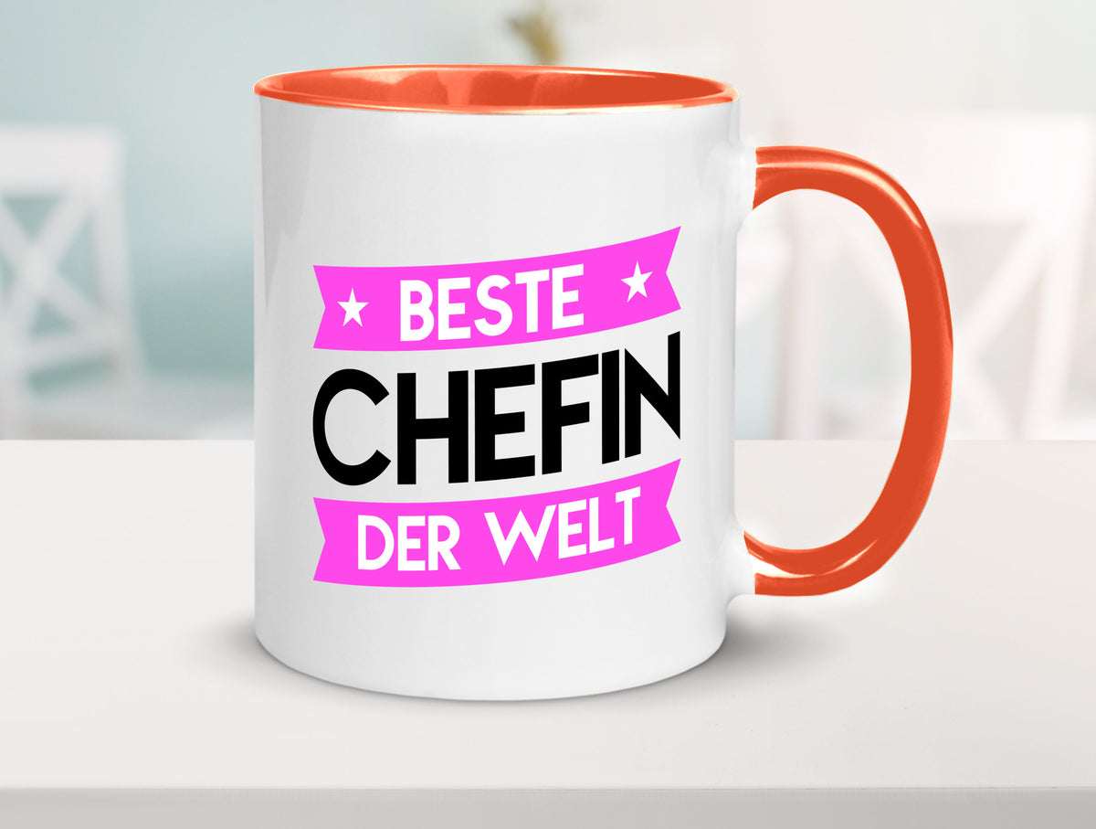 Beste Chefin | Führungskraft Vorgesetzte Humor Arbeit Kollegen Büro Tasse