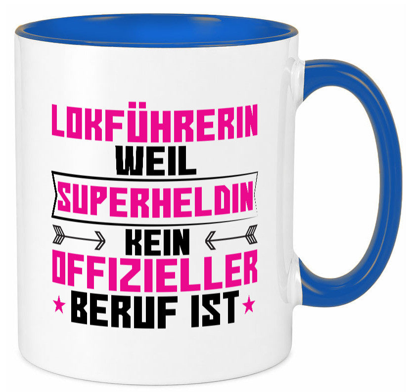 Superheldin Lokführerin | Zug Beruf Geschenk Arbeit Kollegen Büro lustiger
