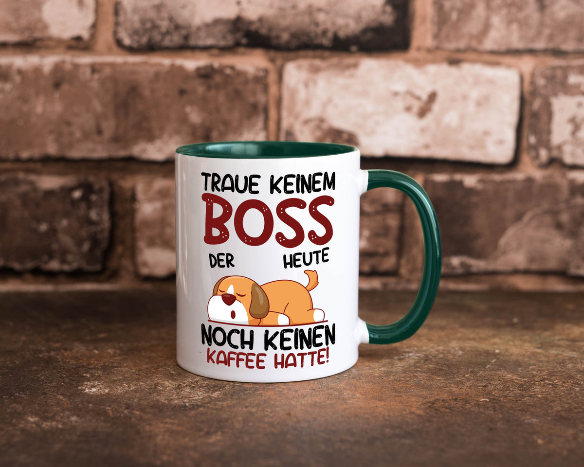 Traue keinem Boss | Führungskraft Vorgesetzter Geschenkidee Humor Tasse