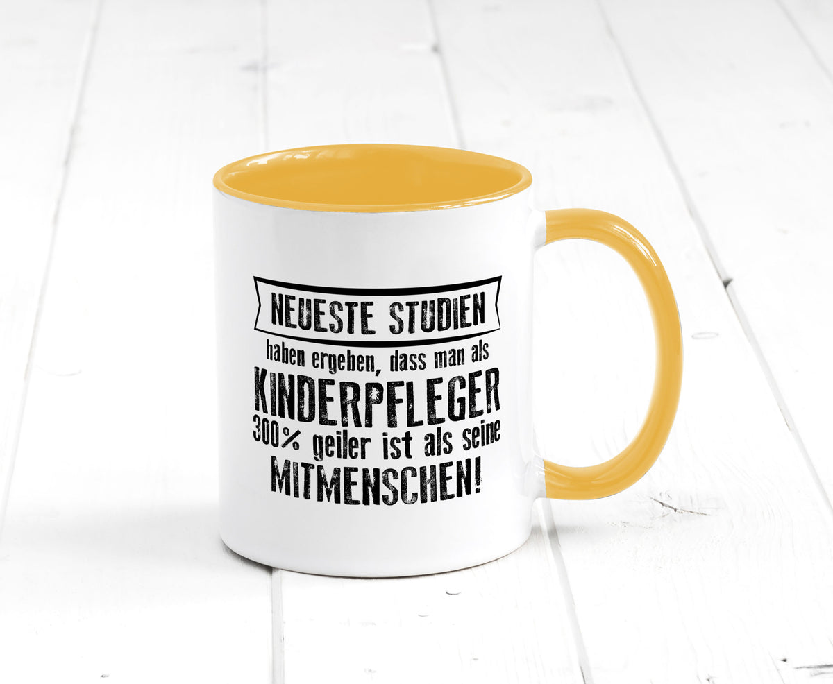 Neuste Studien: Kinderpfleger | Pfleger Kinder v2 lustiger Spruch Geschenk Tasse