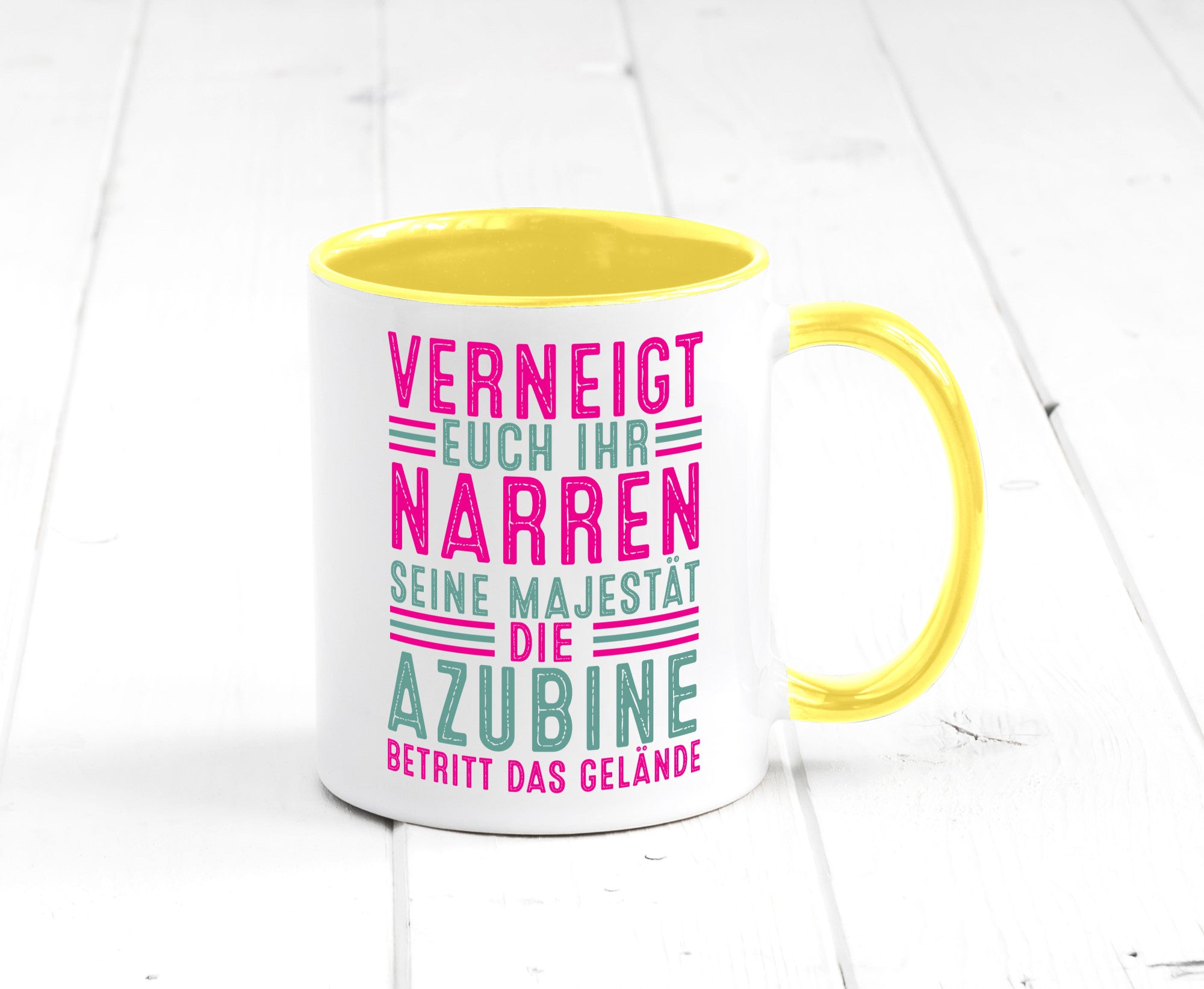Verneigt euch: Azubine | Ausbildung Lehre Lehrling v2 lustiger Spruch Geschenk