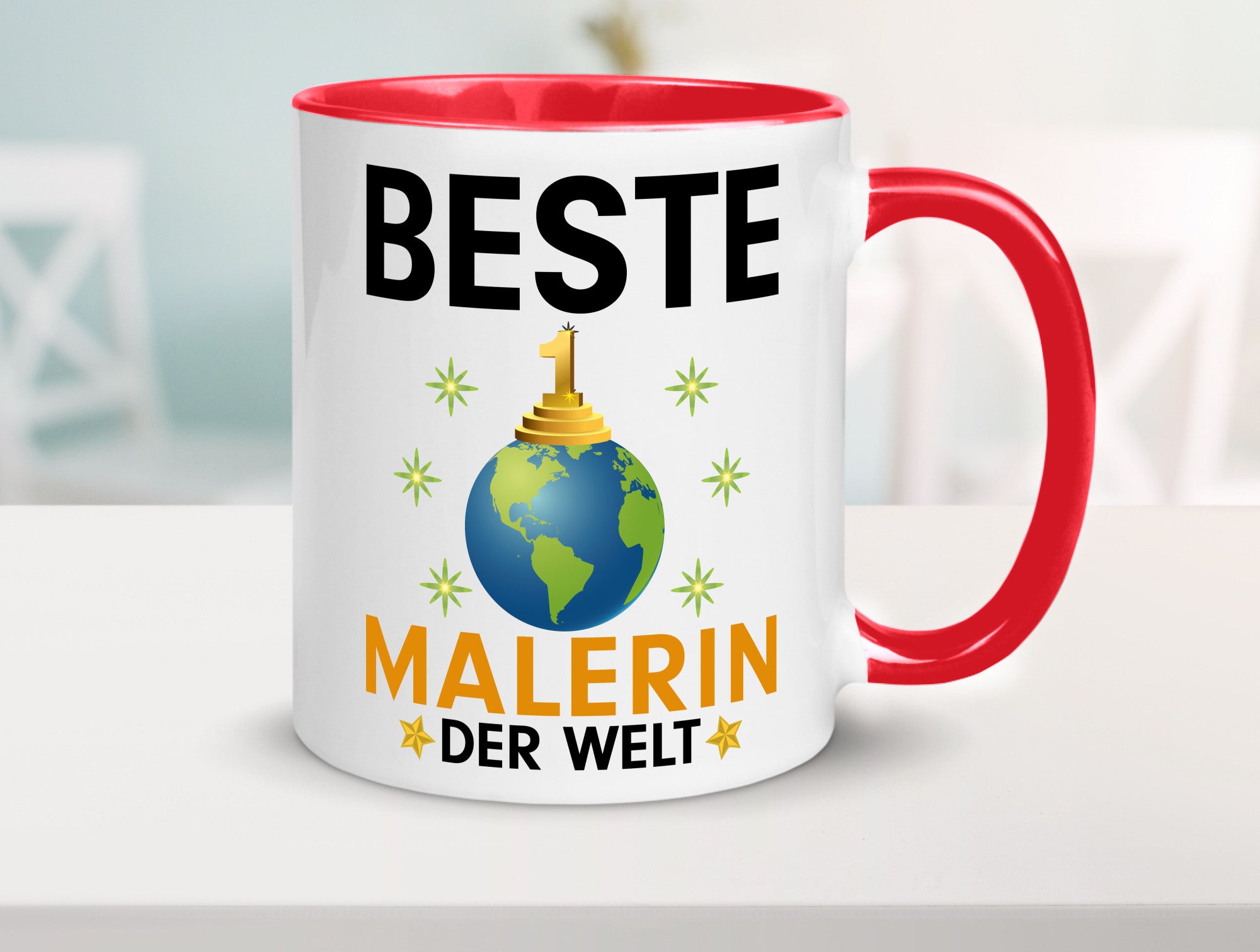Welt Bester Malerin | Malerinnen Geschenk Humor Geschenkidee lustiger Spruch