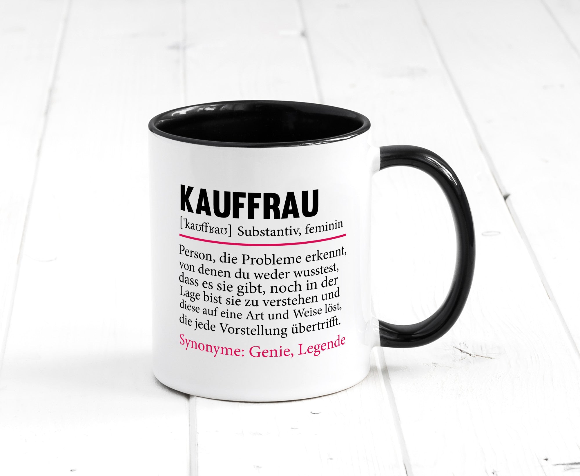 Kauffrau | Humor Spruch Definition Kauffrauen Geschenkidee Tasse