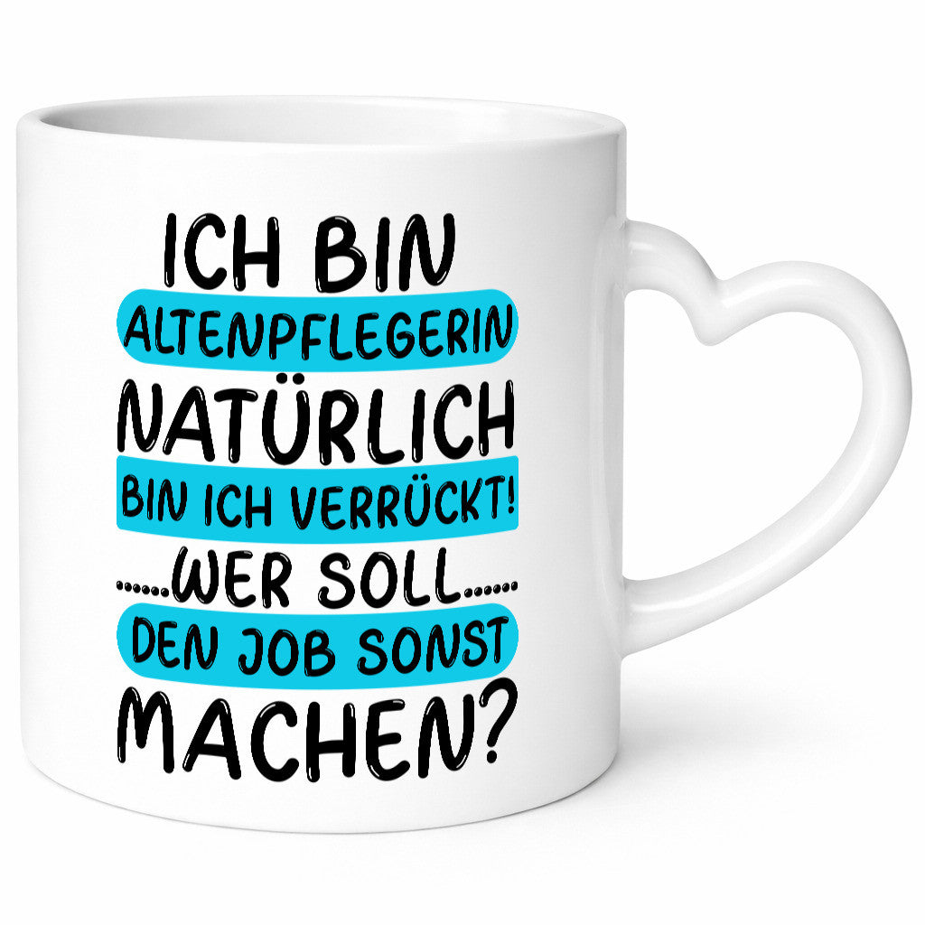 Verrückte Altenpflegerin | Pflege Dienst Kollegen Job Geschenkidee Arbeit Büro