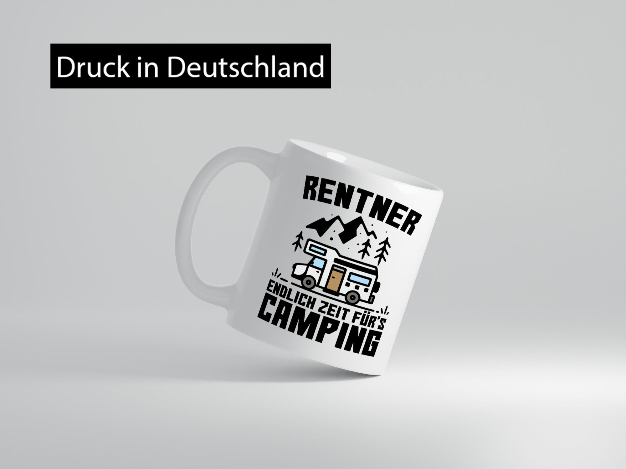 Endlich Zeit für´s campen | Rentner Ruhestand Humor Jubiläum Geschenkidee Tasse