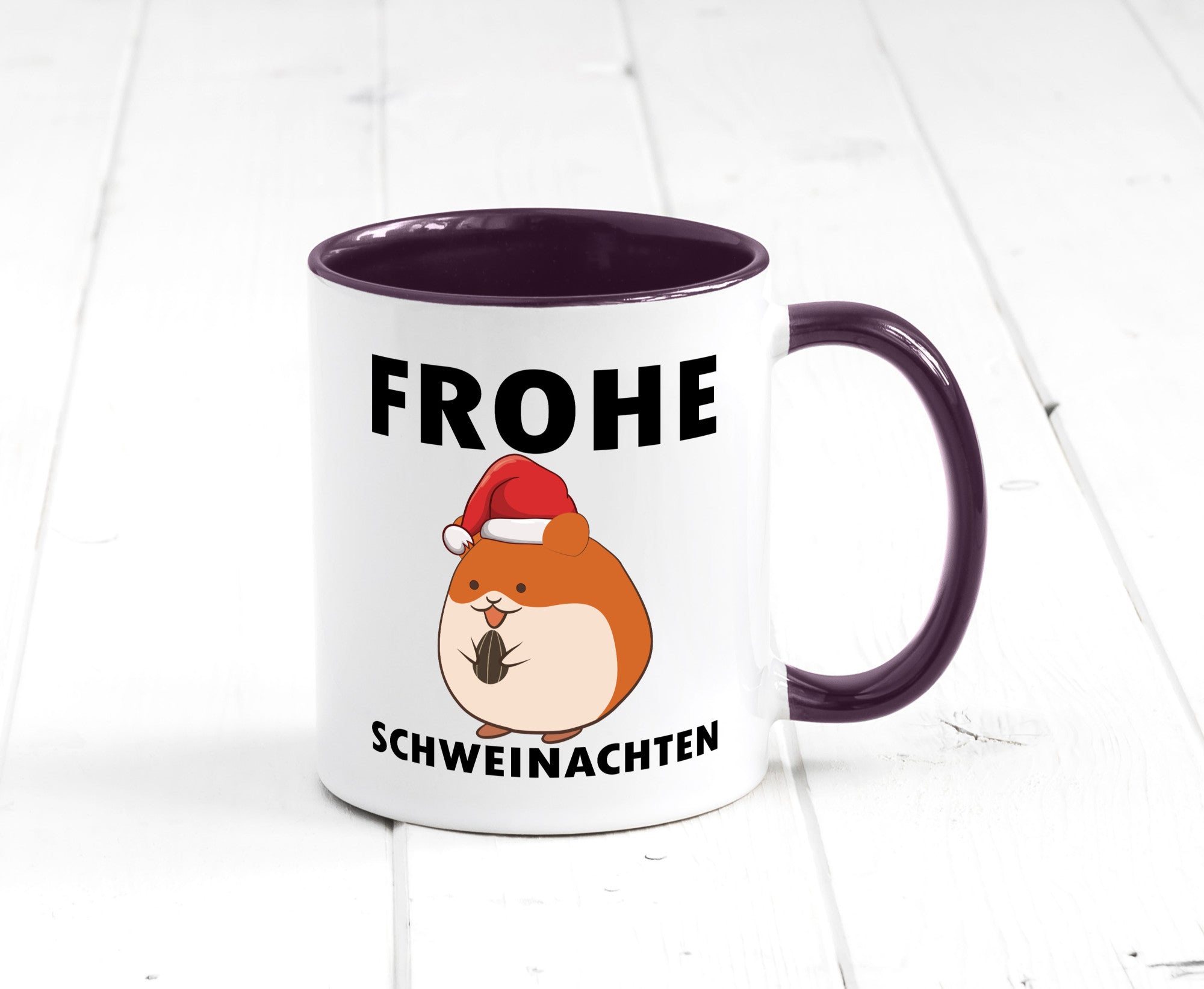 Frohe Schweinachten | Meerschweinchen Weihnachten lustiger Spruch Geschenk