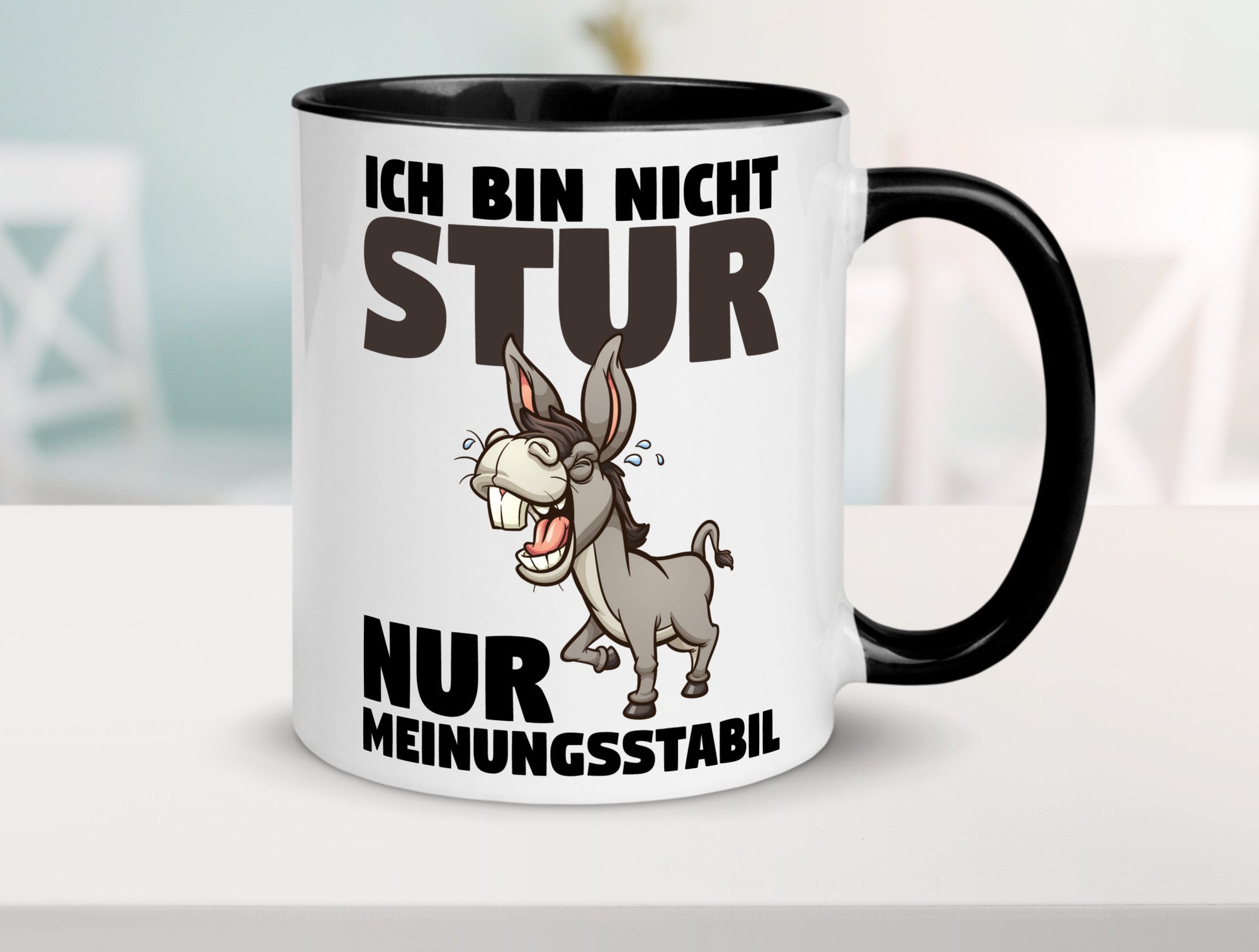 Sturer Esel | Sturkopf Tasse Dickkopf Spruch Humor lustiger Geschenk