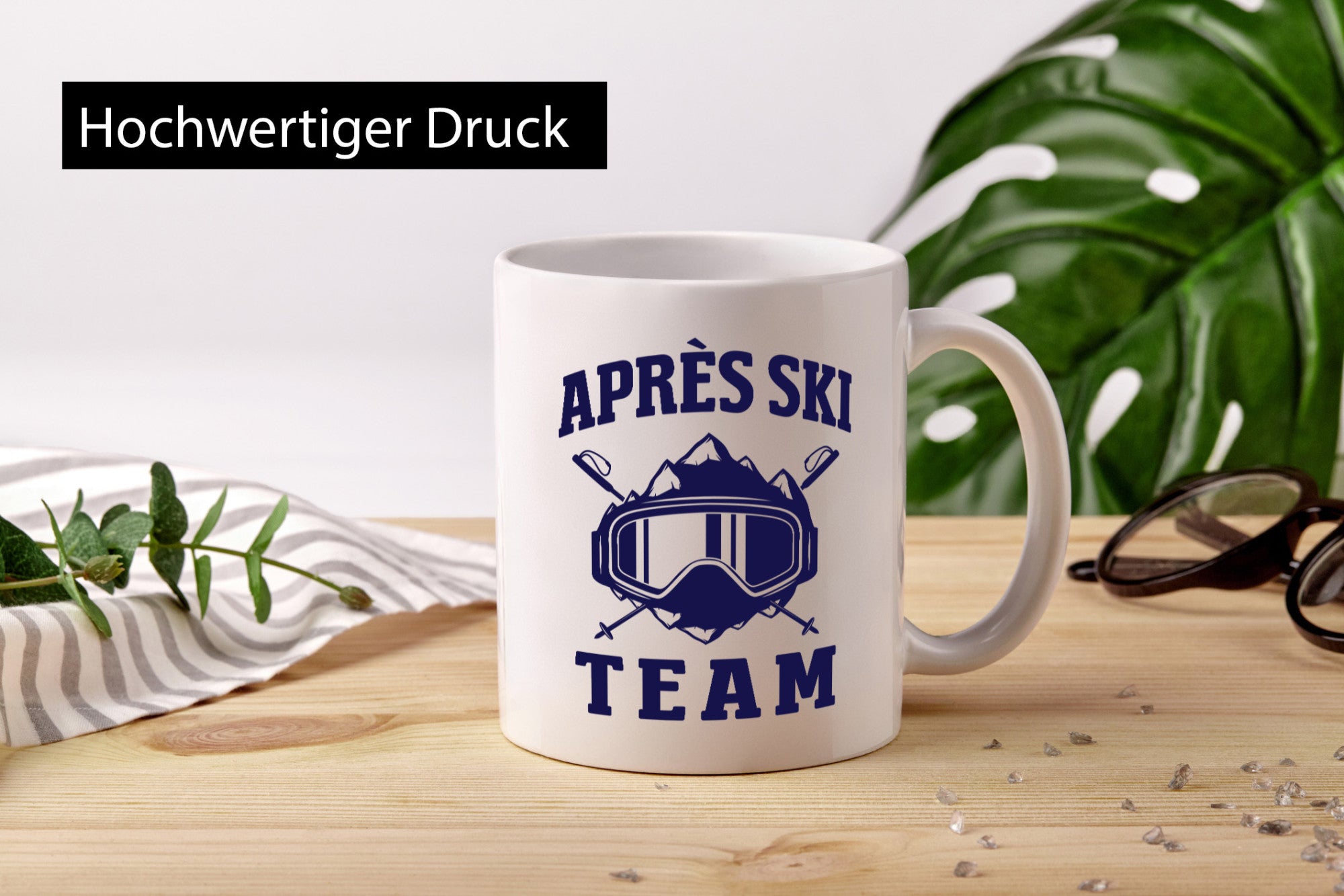 Apres Ski Team | Ski-Brille lustiger Spruch Geschenk Humor Geschenkidee Tasse