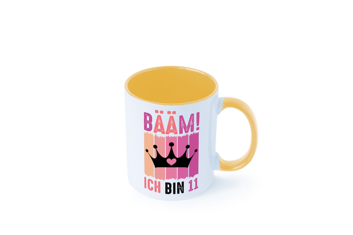 11. Geburtstag | 11 Jahre Bääm ich bin Krone Humor Geschenkidee Tasse