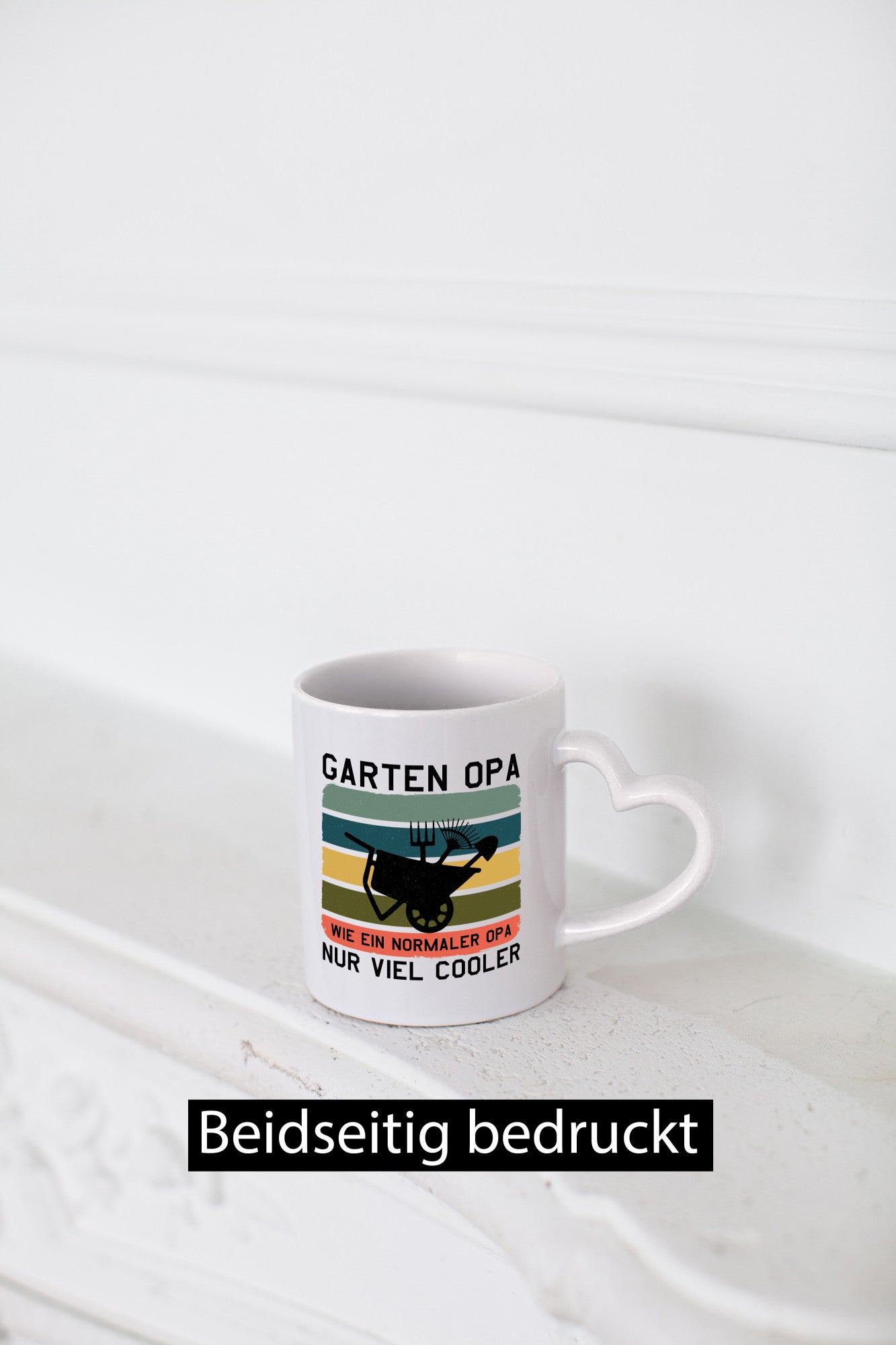 Garten Opa, viel cooler | Schubkarre Humor Familie Geschenkidee Tasse