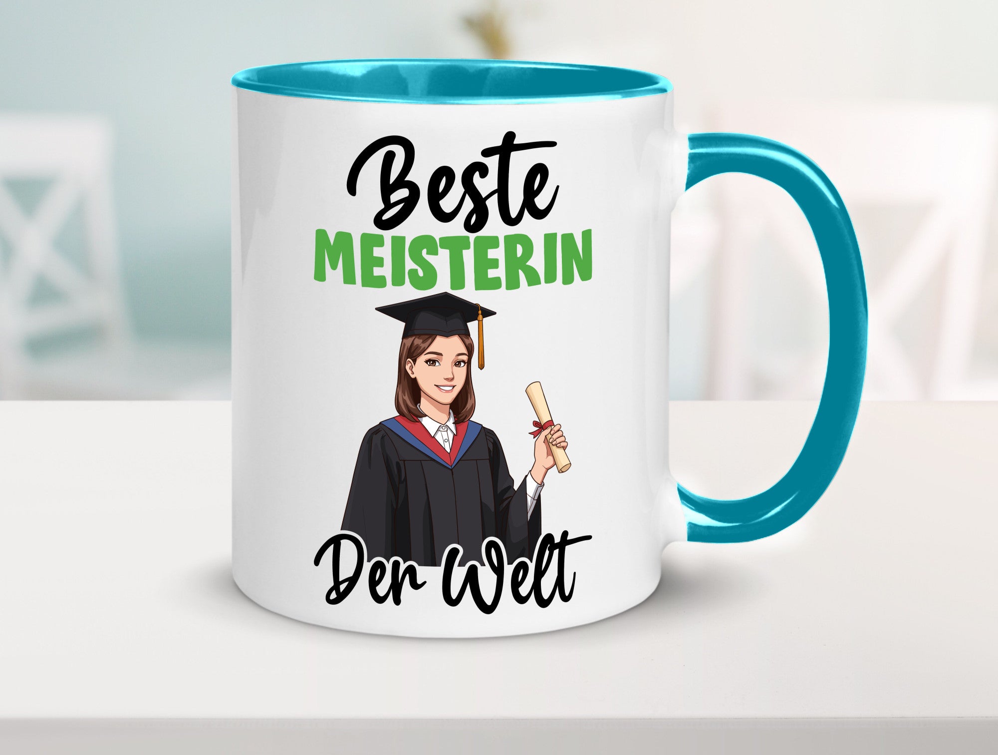Beste Meisterin | Meisterbrief v2 Geschenk Humor Geschenkidee lustiger Spruch