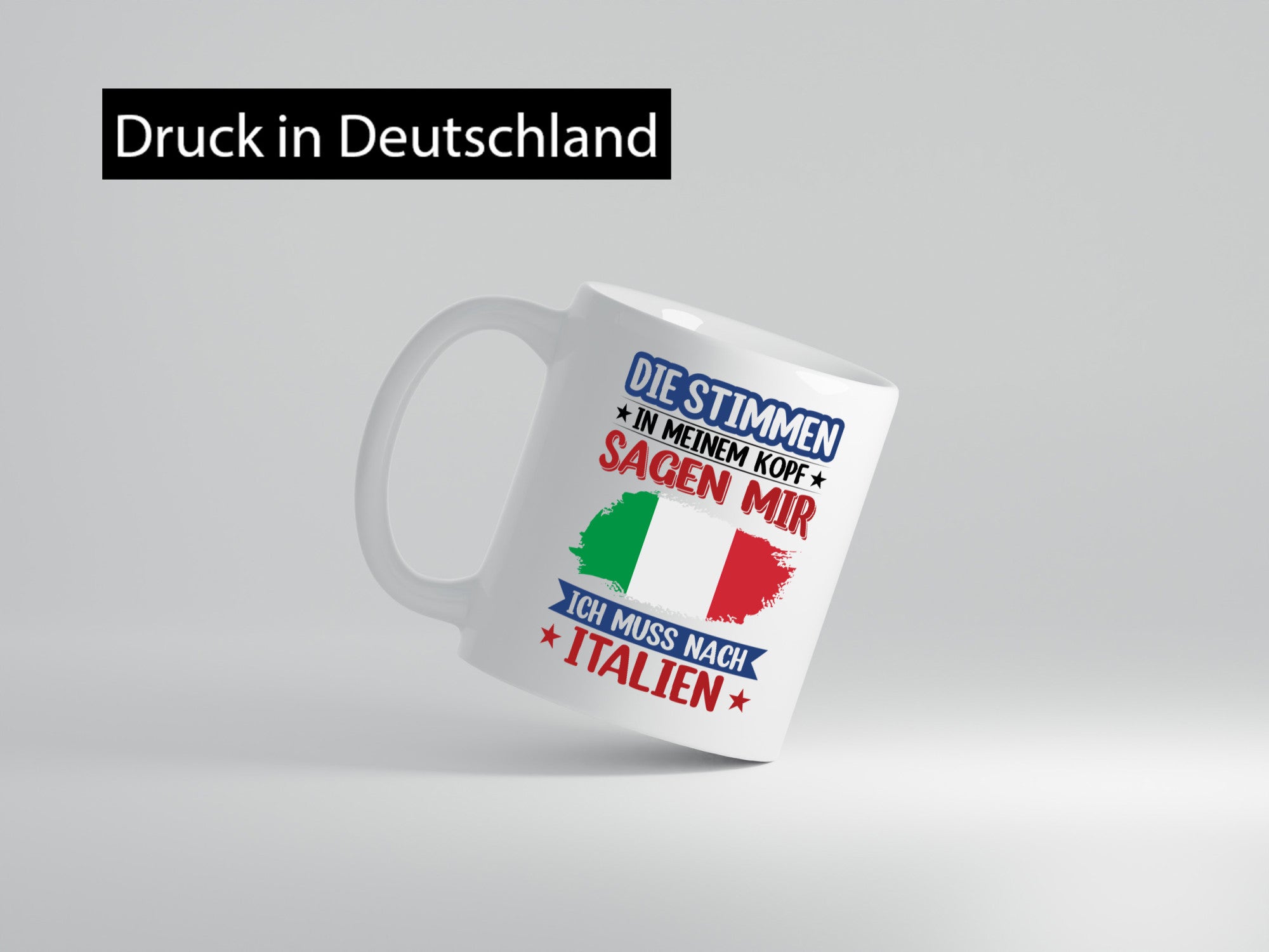Italien | Urlaub Stimmen in meinem Kopf Traumland lustiger Spruch Geschenk