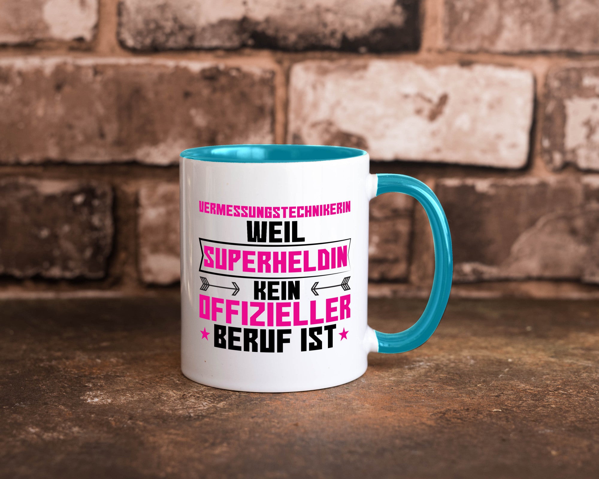 Superheldin Vermessungstechnikerin | Techniker Humor Geschenkidee Tasse